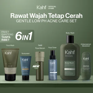 KAHF Bundle Skincare Pria 6in1