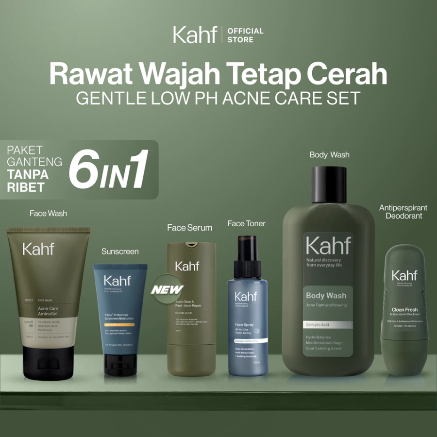 KAHF Bundle Skincare Pria 6in1 - Image 5