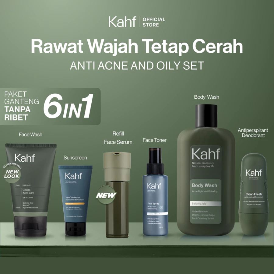 KAHF Bundle Skincare Pria 6in1 - Image 6