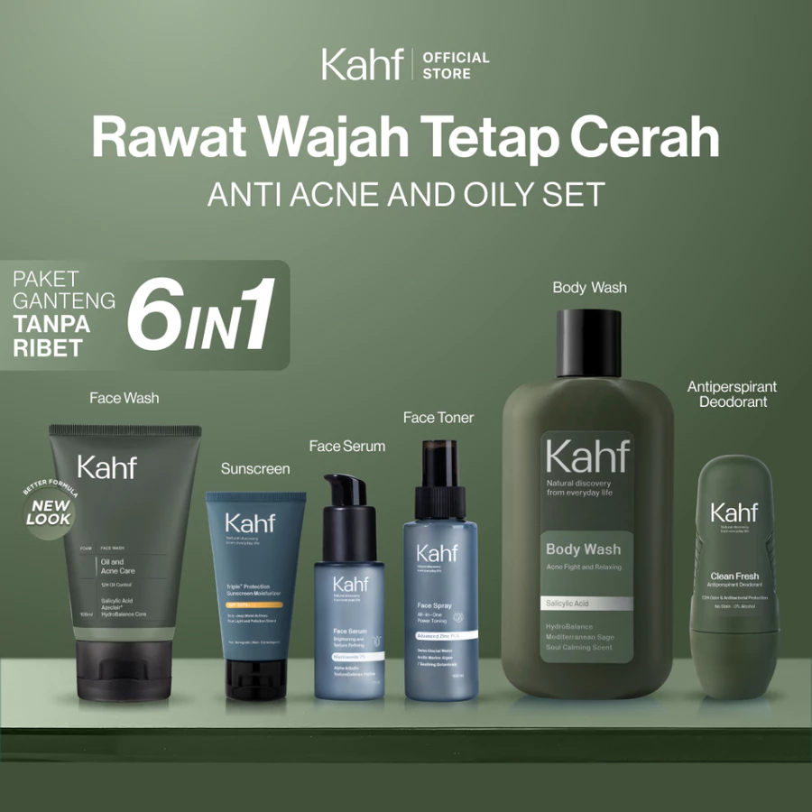 KAHF Bundle Skincare Pria 6in1 - Image 7