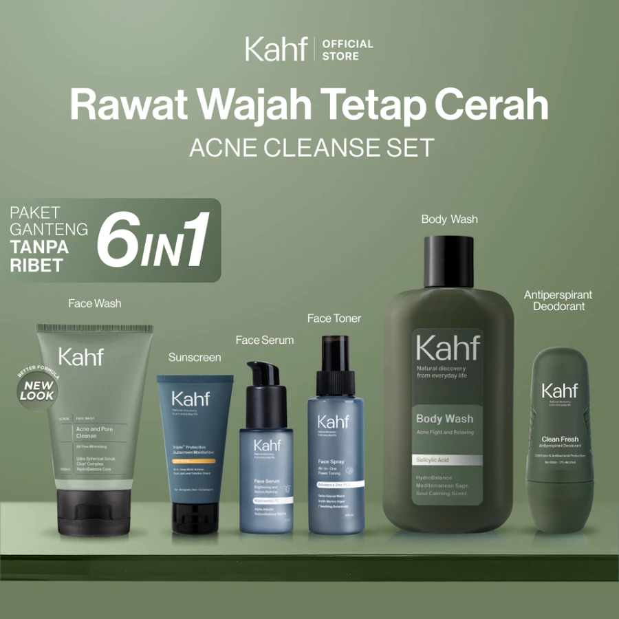 KAHF Bundle Skincare Pria 6in1 - Image 10