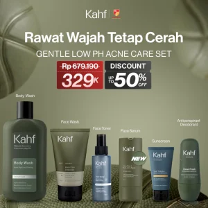 KAHF Bundle Skincare Pria 6in1